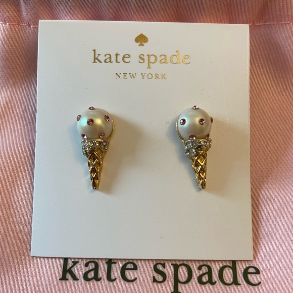 Brand New Kate Spade Ice Cream Stud Earrings